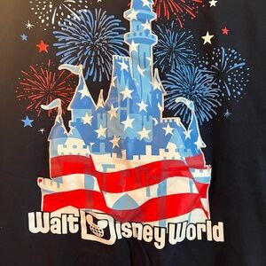 Disney World Navy Blue Shirt Small